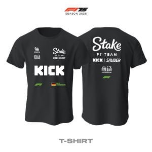 Stake F1 Team: Kick Sauber C45 Black Edition 2025 Tişört
