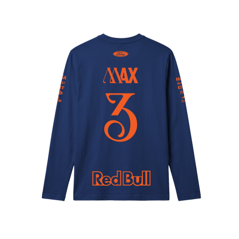 Red Bull Racing: #DutchGP Livery - Navy Edition 2K27 Uzun Kol Tişört