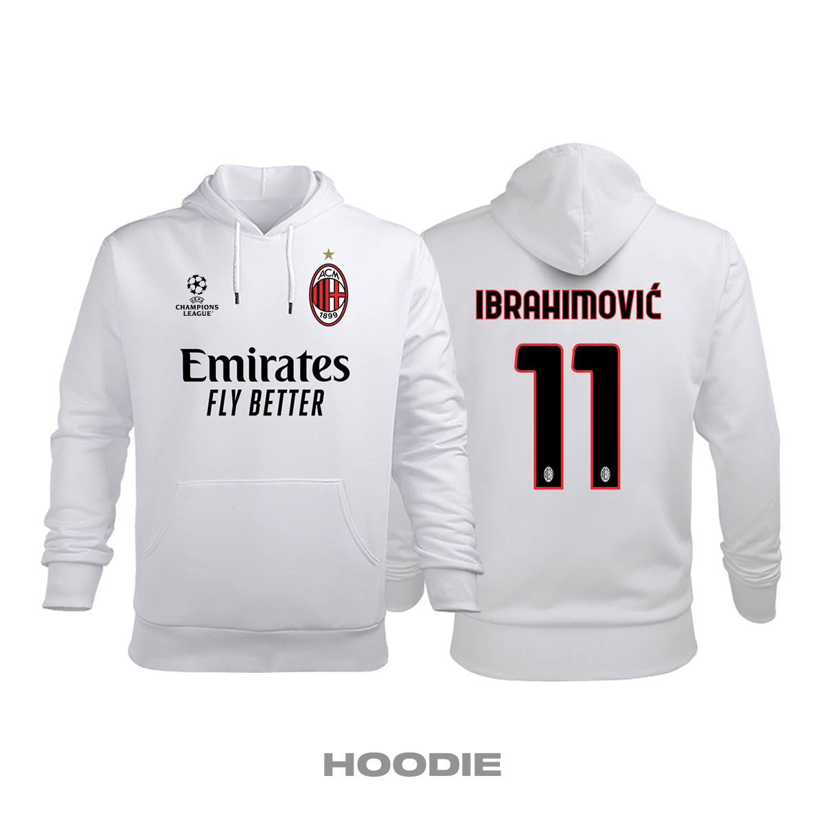 Milan: Away Edition 2020/2021 Kapüşonlu Hoodie