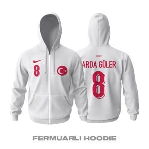 Türkiye: EURO 2024 Germany™ - Home Fermuarlı Hoodie