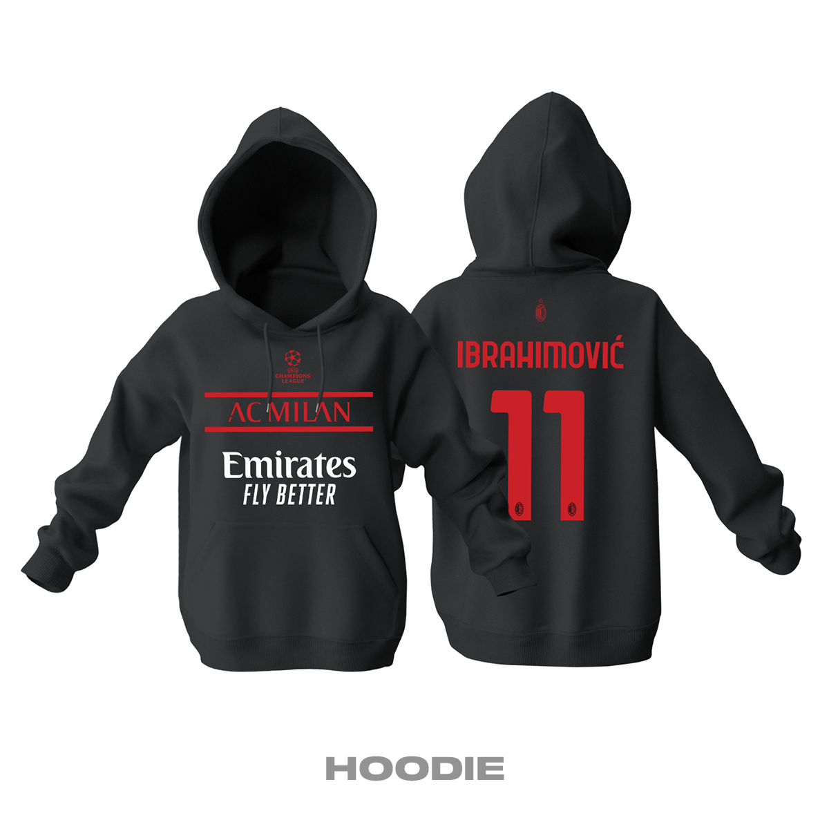 Milan: Third Edition 2021/2022 Kapüşonlu Hoodie