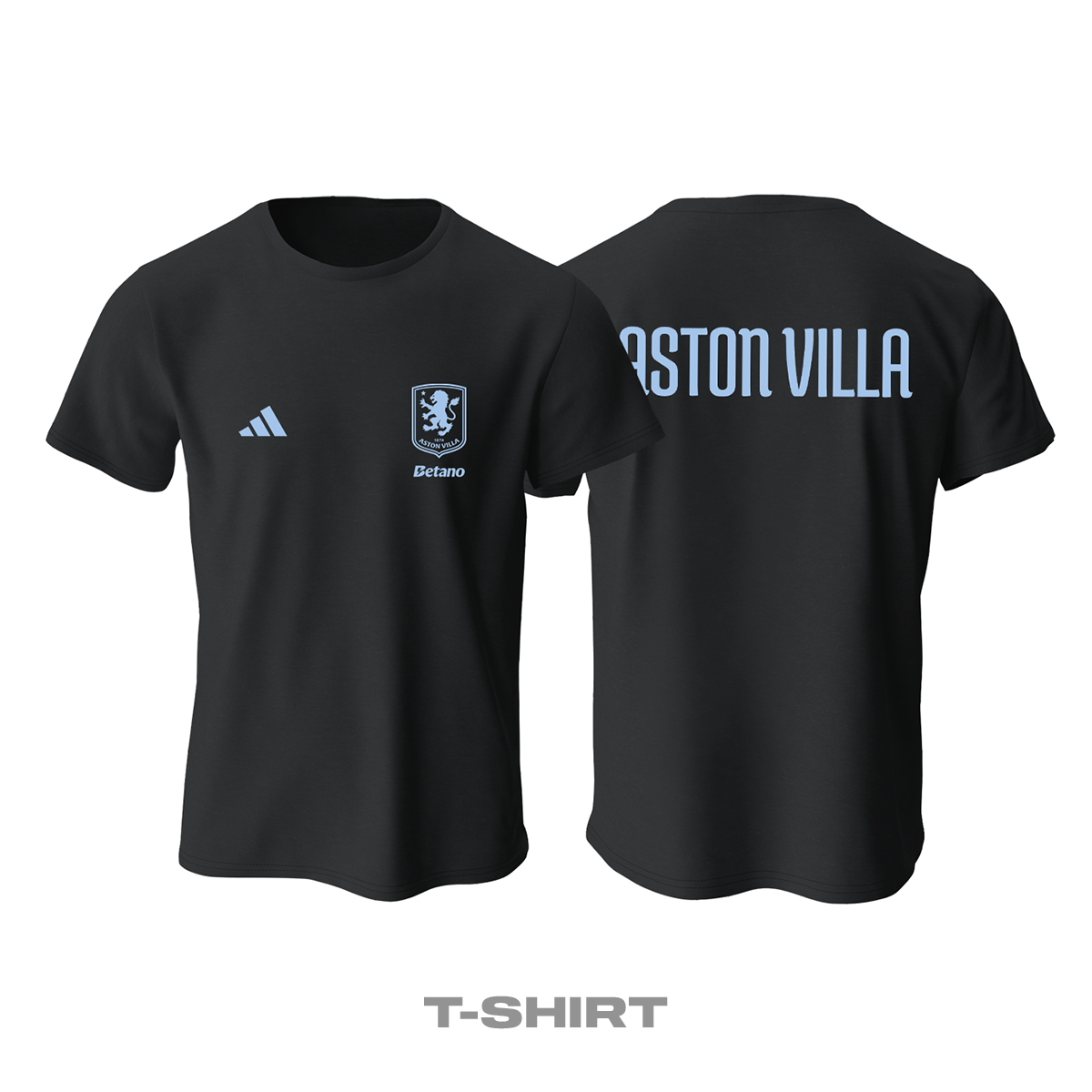 Aston Villa: Club Culture Series - Black Edition Tişört