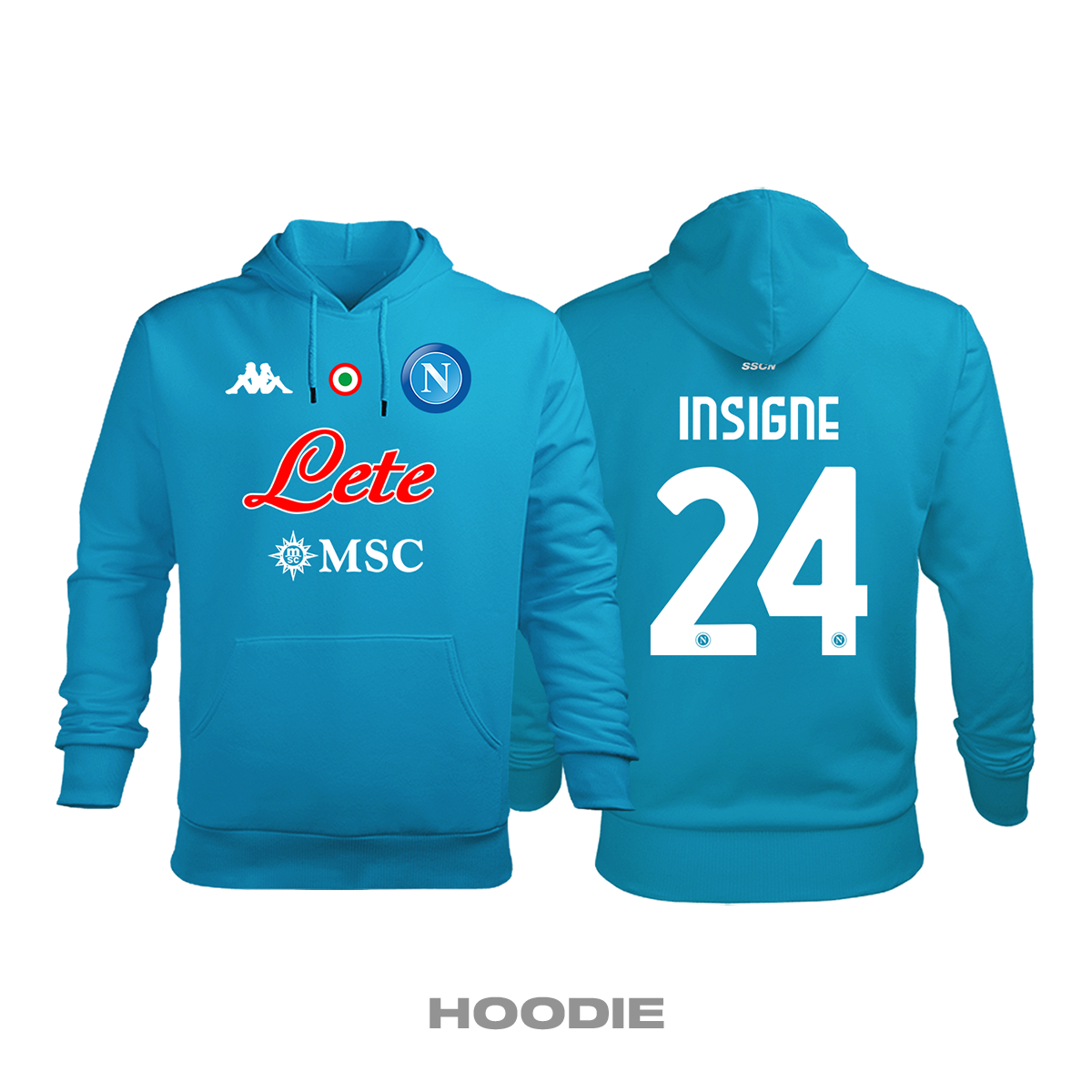 Napoli: Home Edition 2020/2021 Kapüşonlu Hoodie