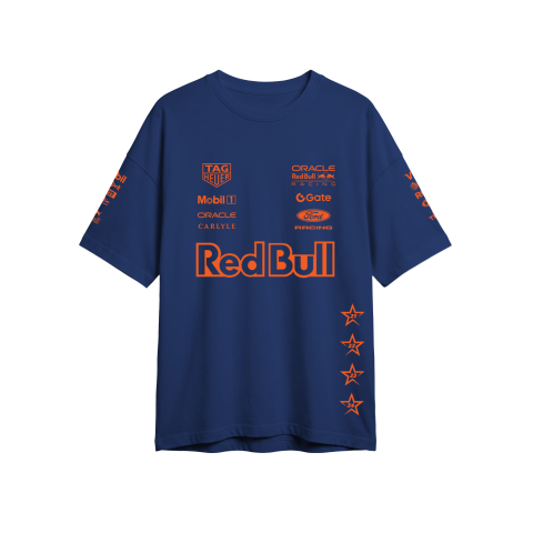 Red Bull Racing: #DutchGP Livery - Navy Edition 2K27 Oversize Tişört