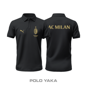 AC Milan: Club Culture Series - Black Edition Polo Yaka
