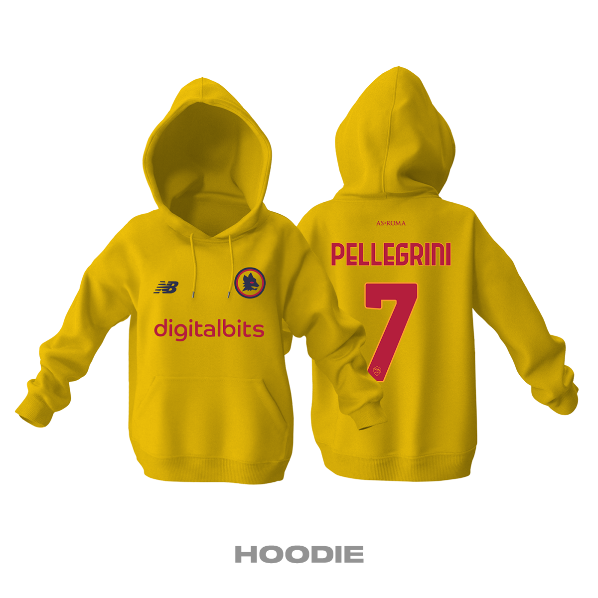 Roma: Third Edition 2021/2022 Kapüşonlu Hoodie