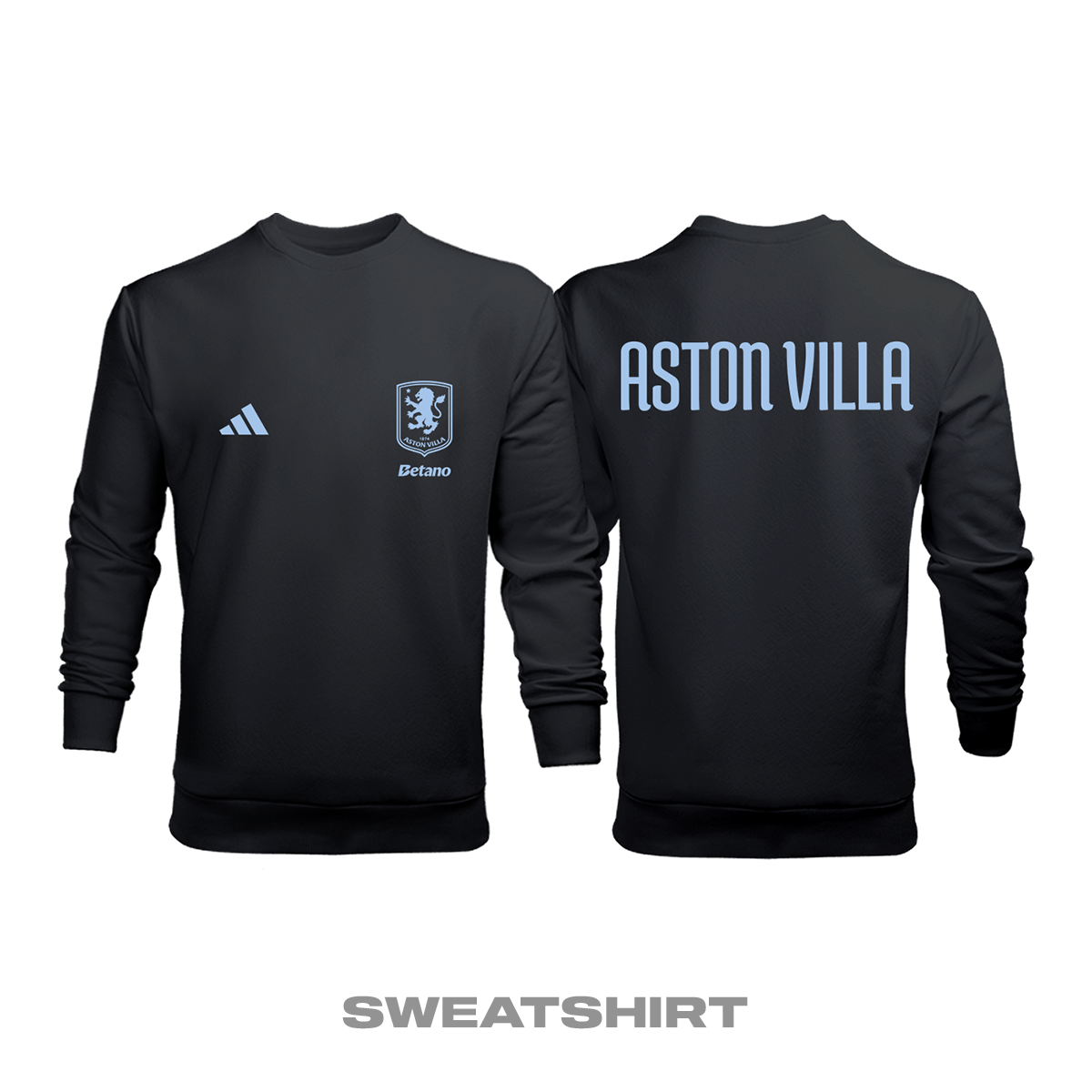 Aston Villa: Club Culture Series - Black Edition Sweatshirt