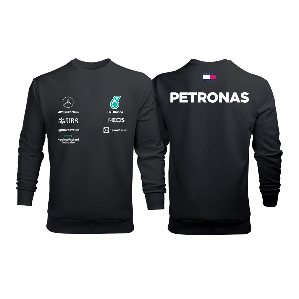 AMG Petronas F1 Team: Black Crew Edition Sweatshirt XL