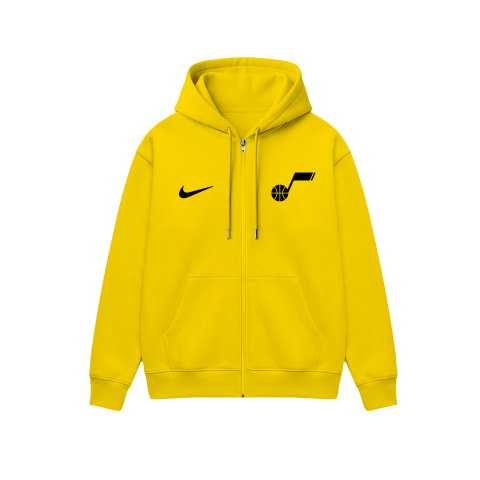 Utah Jazz: Icon Edition 2K26 Fermuarlı Kapüşonlu Hoodie