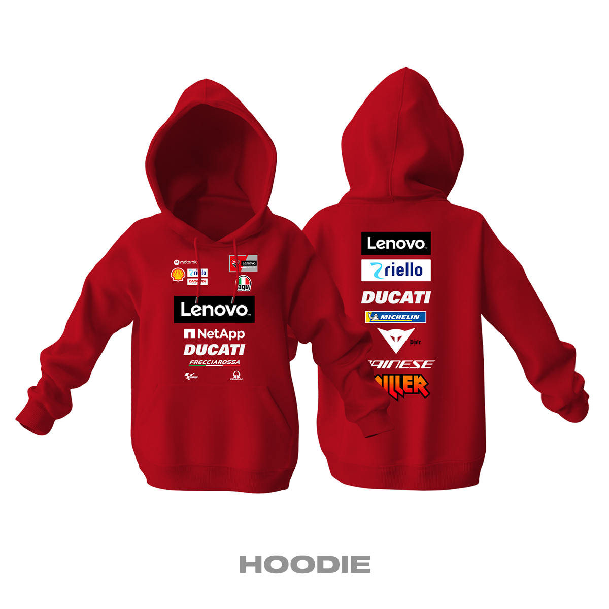 Ducati Team: Jack Miller Edition Kapüşonlu Hoodie XS