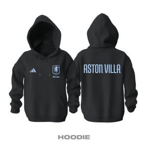 Aston Villa: Club Culture Series - Black Edition Kapüşonlu Hoodie