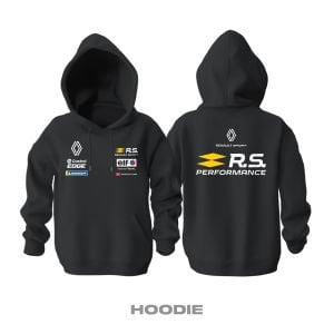 Renault: RS Sport - Black Edition Kapüşonlu Hoodie