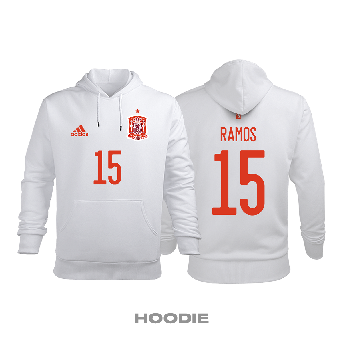 İspanya: Away Edition 2019/2020 Kapüşonlu Hoodie