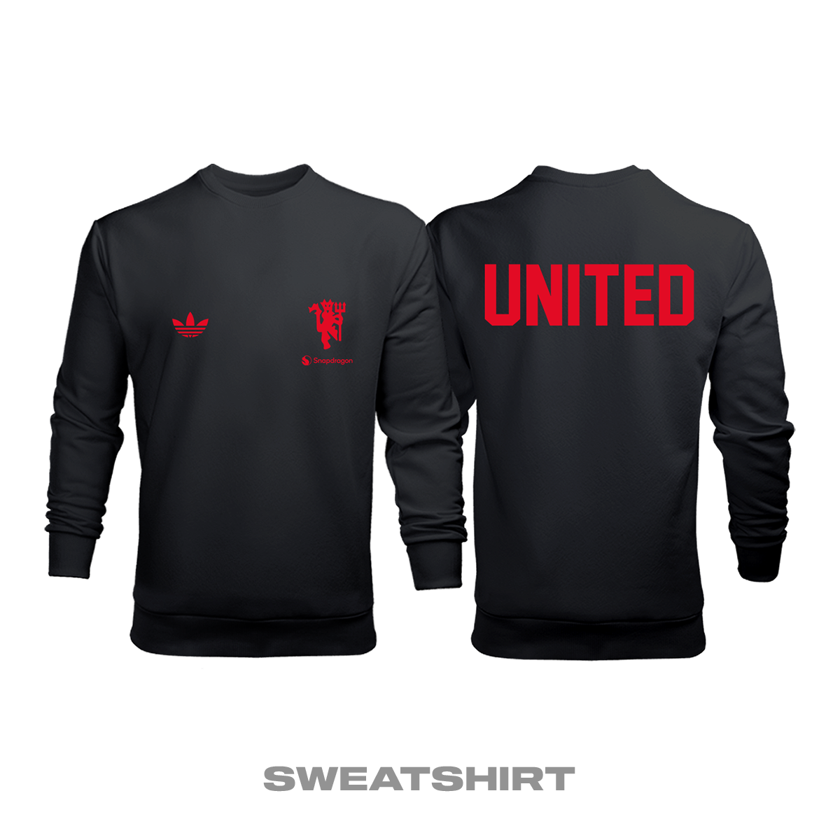 Manchester United: Club Culture Series - Black Edition Sweatshirt