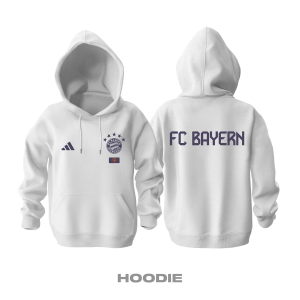 FC Bayern: Club Culture Series - White Edition Kapüşonlu Hoodie