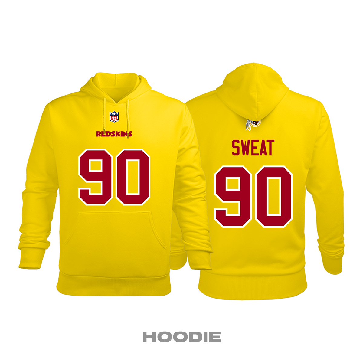 Washington Commanders: Alternate Edition 2020/2021 Kapüşonlu Hoodie 4XL
