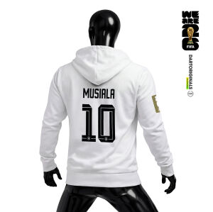 Germany: White Edition - FIFA World Cup™ 2026 Fermuarlı Kapüşonlu Hoodie