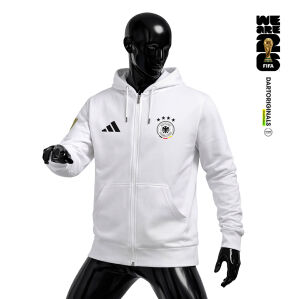 Germany: White Edition - FIFA World Cup™ 2026 Fermuarlı Kapüşonlu Hoodie