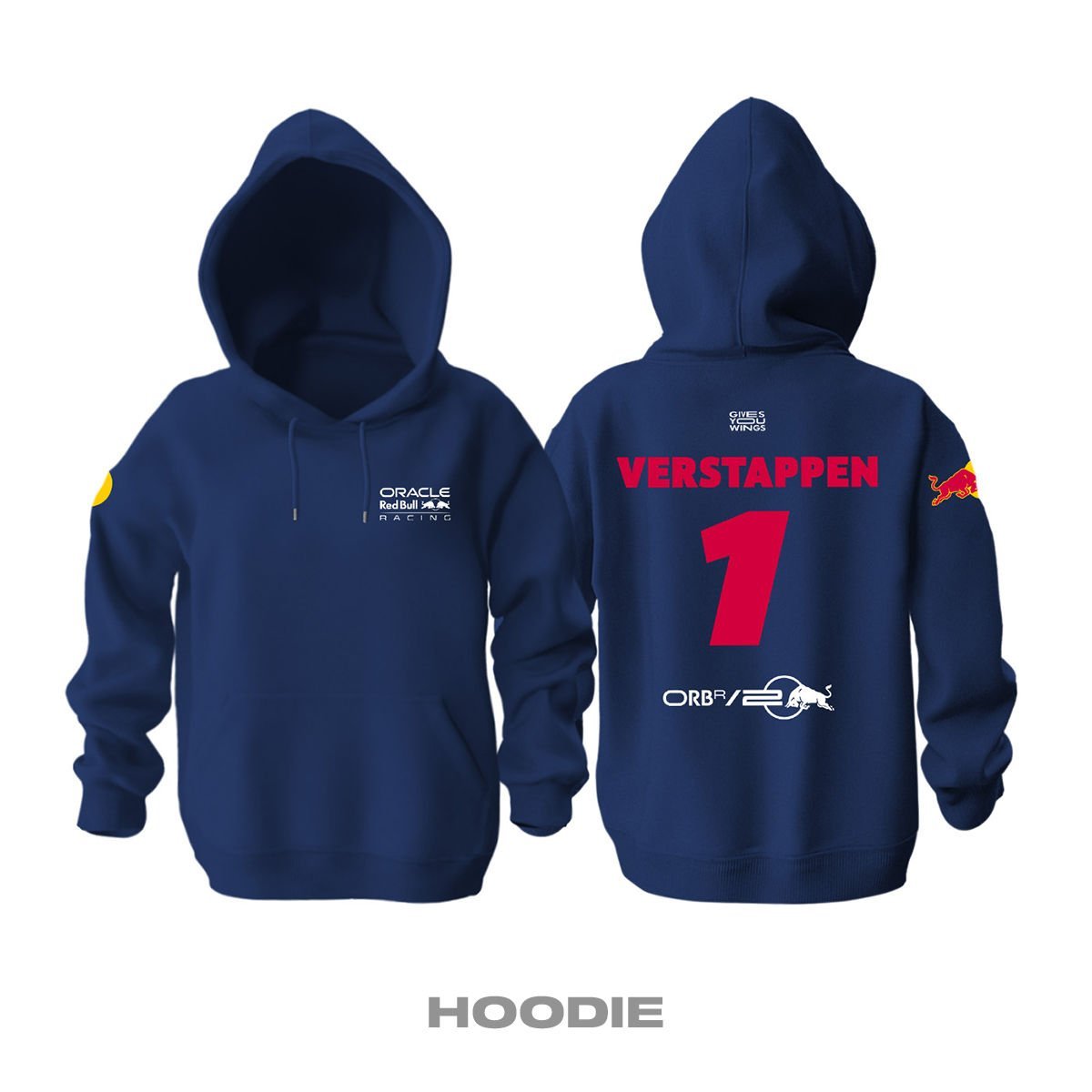 Red Bull Racing: RB20 Crew Edition Kapüşonlu Hoodie