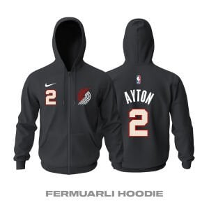 Portland Trail Blazers: City Edition 2023/2024 Fermuarlı Hoodie