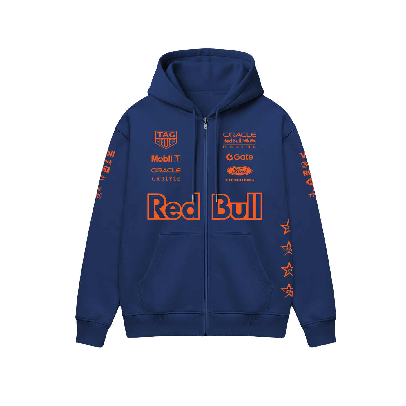 Red Bull Racing: #DutchGP Livery - Navy Edition 2K27 Fermuarlı Hoodie