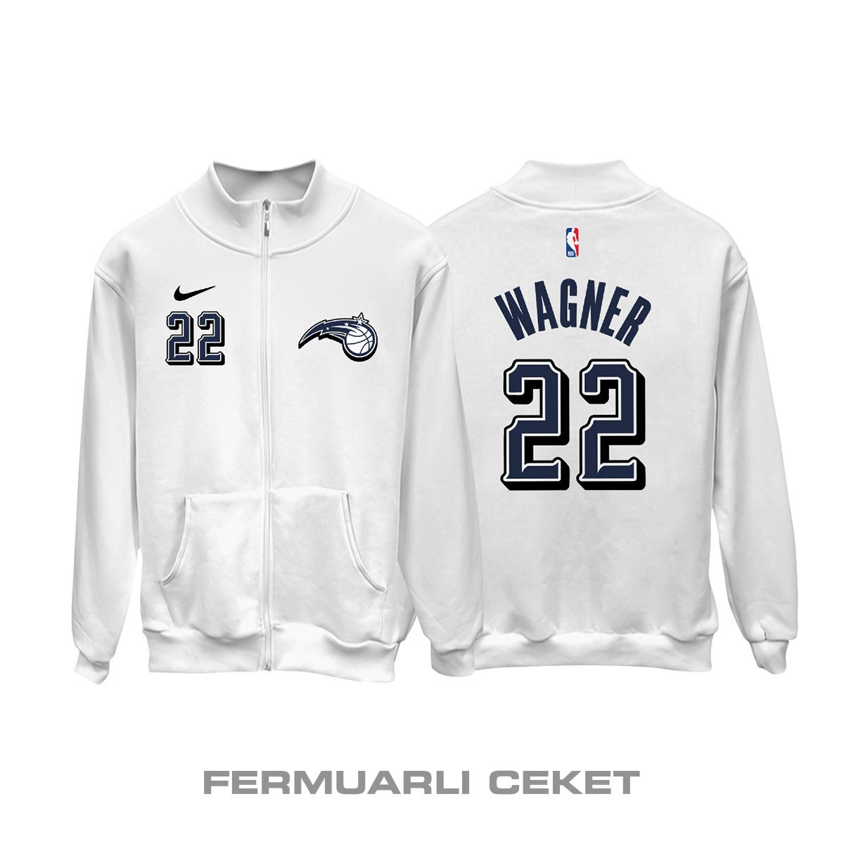 Orlando Magic: City Edition 2024/2025 Fermuarlı Ceket