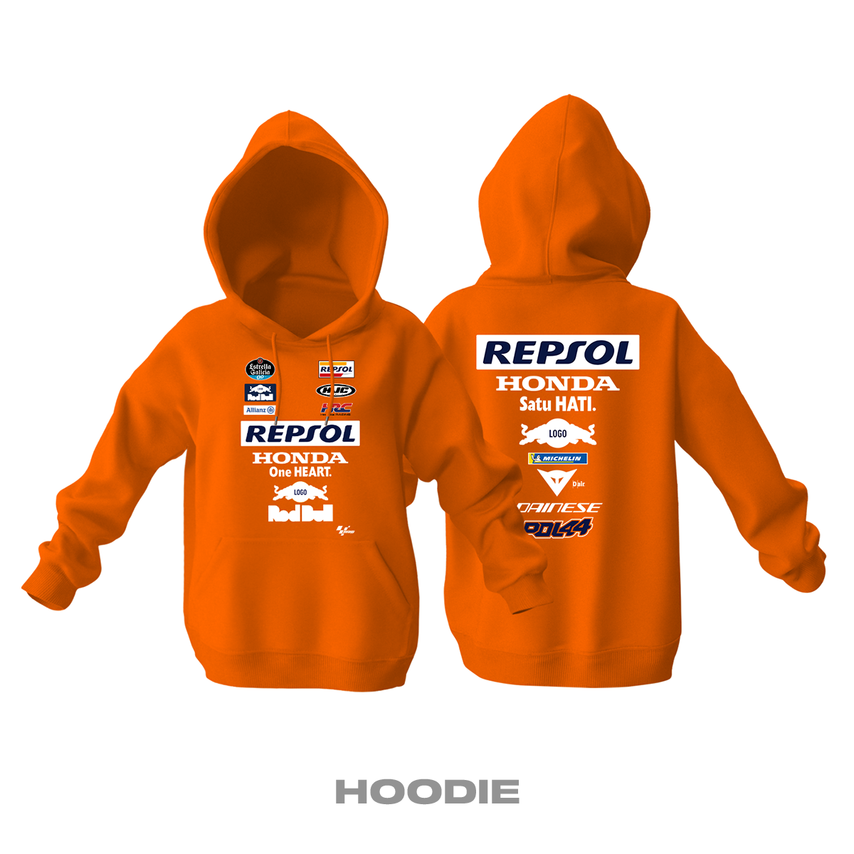 Repsol Honda Team: Pol Espargaro Edition Kapüşonlu Hoodie 5XL
