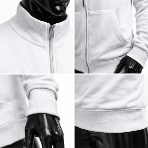 Cadillac F1 Team: White Crew Edition 2026 Fermuarlı Ceket