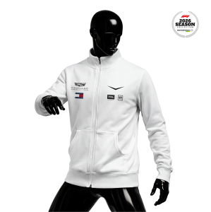 Cadillac F1 Team: White Crew Edition 2026 Fermuarlı Ceket