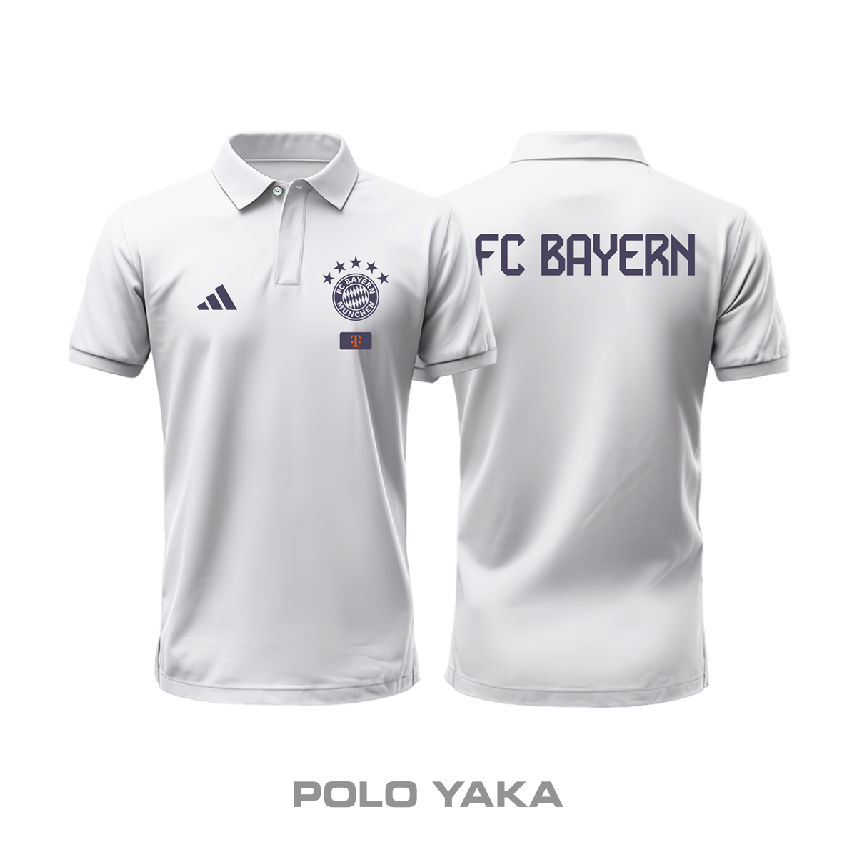FC Bayern: Club Culture Series - White Edition Polo Yaka