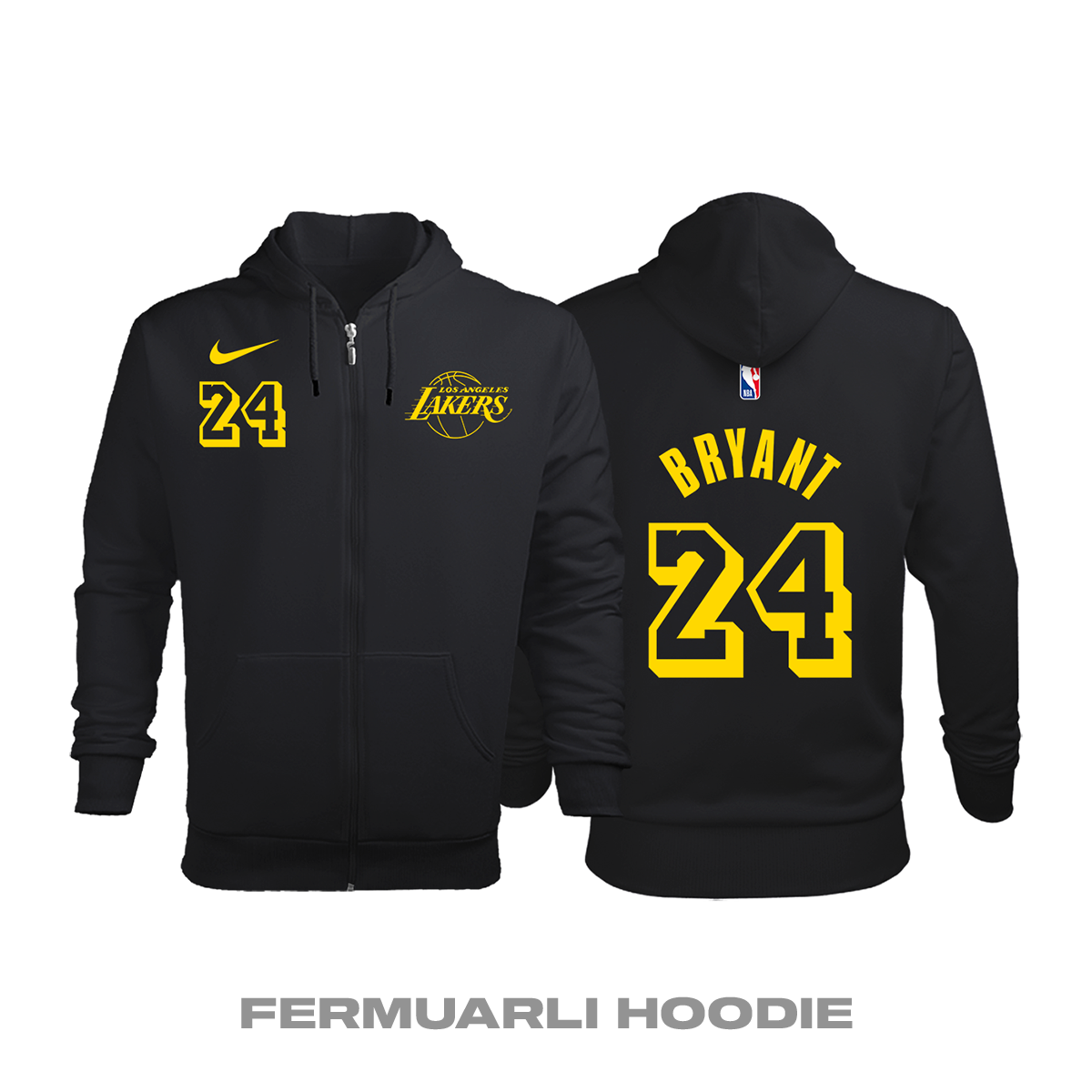 Los Angeles Lakers: City Edition 2017/2018 Fermuarlı Kapüşonlu Hoodie 2XL