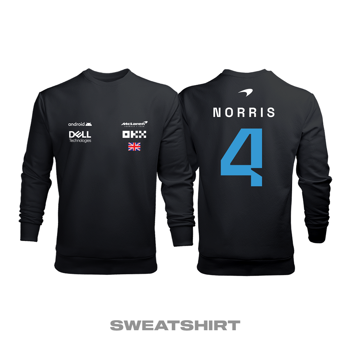 McLaren F1 Team: Black Crew Edition 2023 Sweatshirt