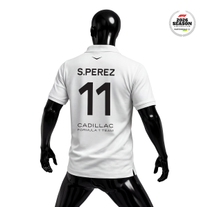 Cadillac F1 Team: White Crew Edition 2026 Polo Yaka