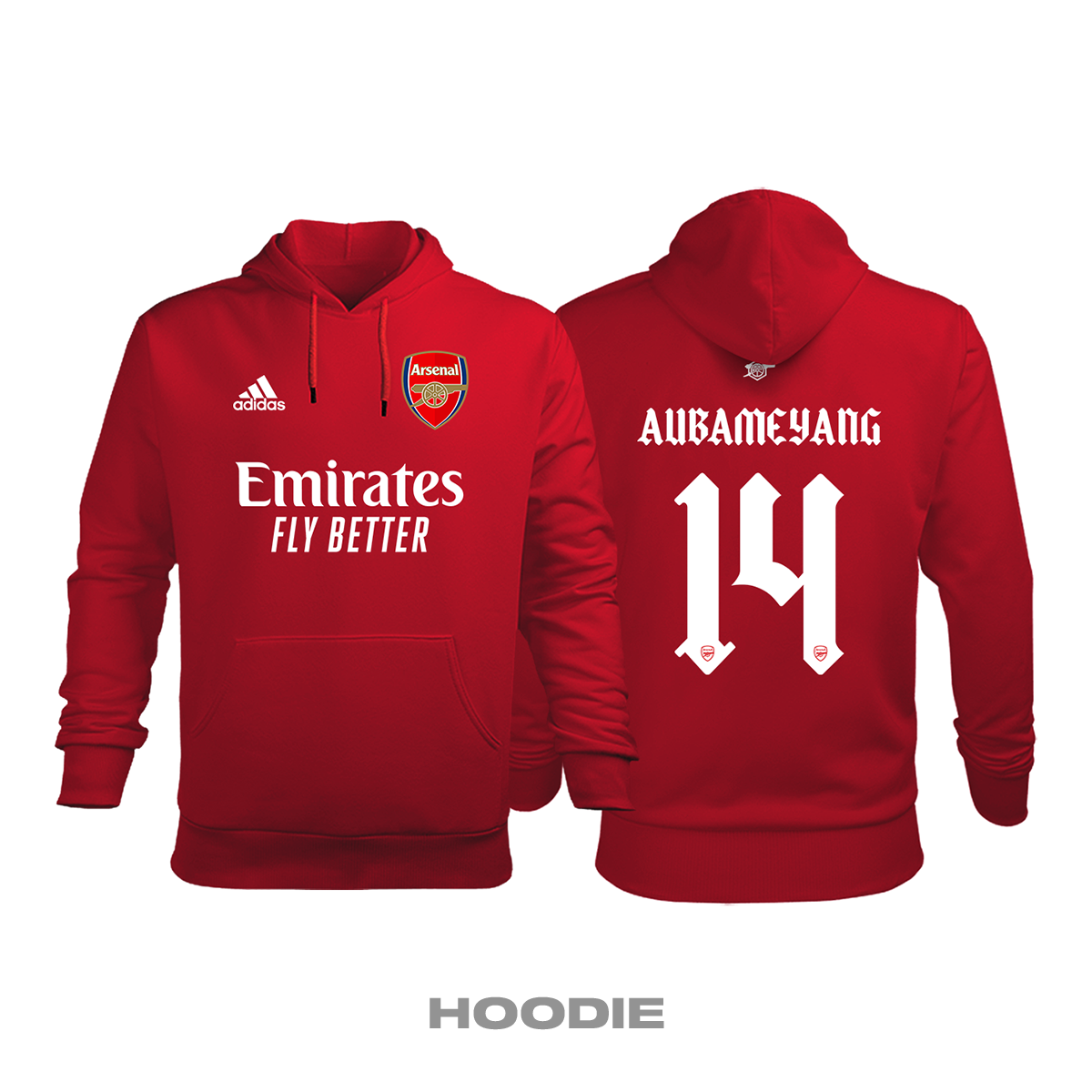 Arsenal: Home Edition 2020/2021 Kapüşonlu Hoodie XS