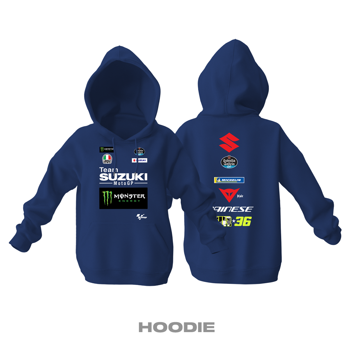 Team Suzuki MotoGP: Joan Mir Edition Kapüşonlu Hoodie 4XL