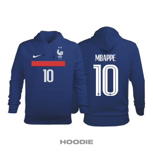 Fransa: Home Edition 2019/2020 Kapüşonlu Hoodie XL