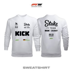 Stake F1 Team: Kick Sauber C45 White Edition 2025 Sweatshirt