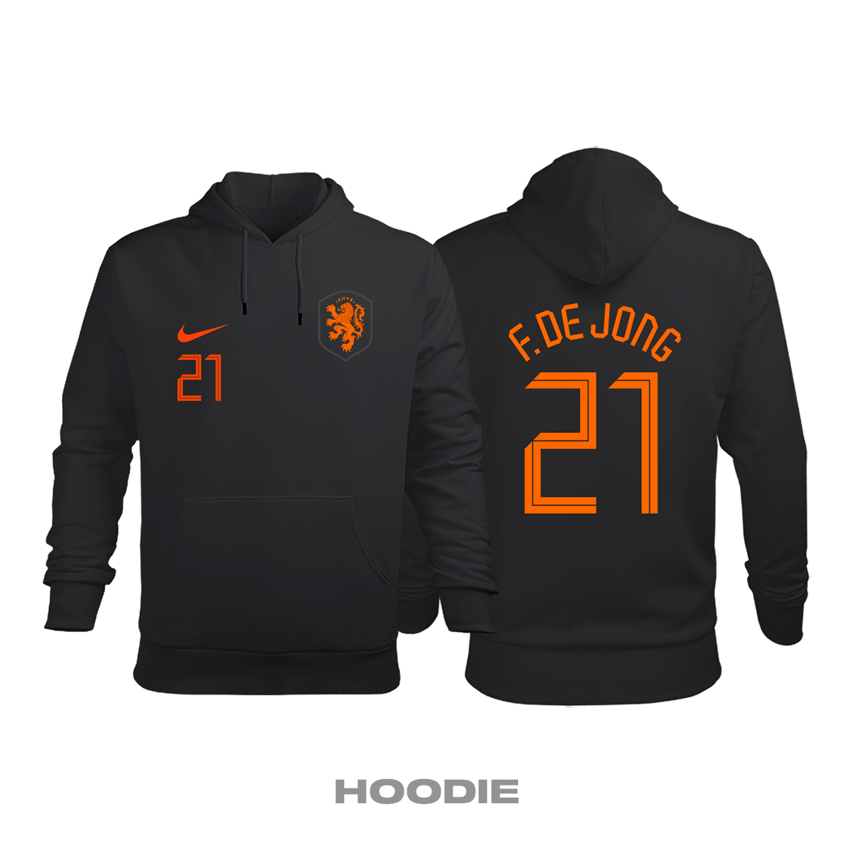Hollanda: Away Edition 2019/2020 Kapüşonlu Hoodie 2XL