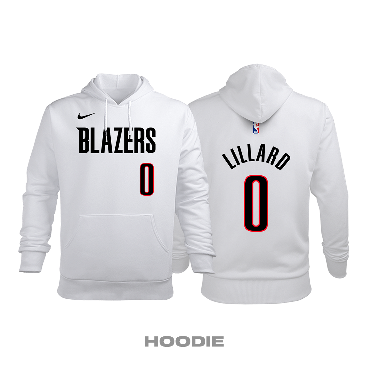 Portland Trail Blazers: Association Edition 2017/2018 Kapüşonlu Hoodie 3XL