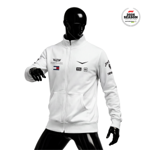 Cadillac F1 Team: Merch Edition - White 2026  Fermuarlı Ceket