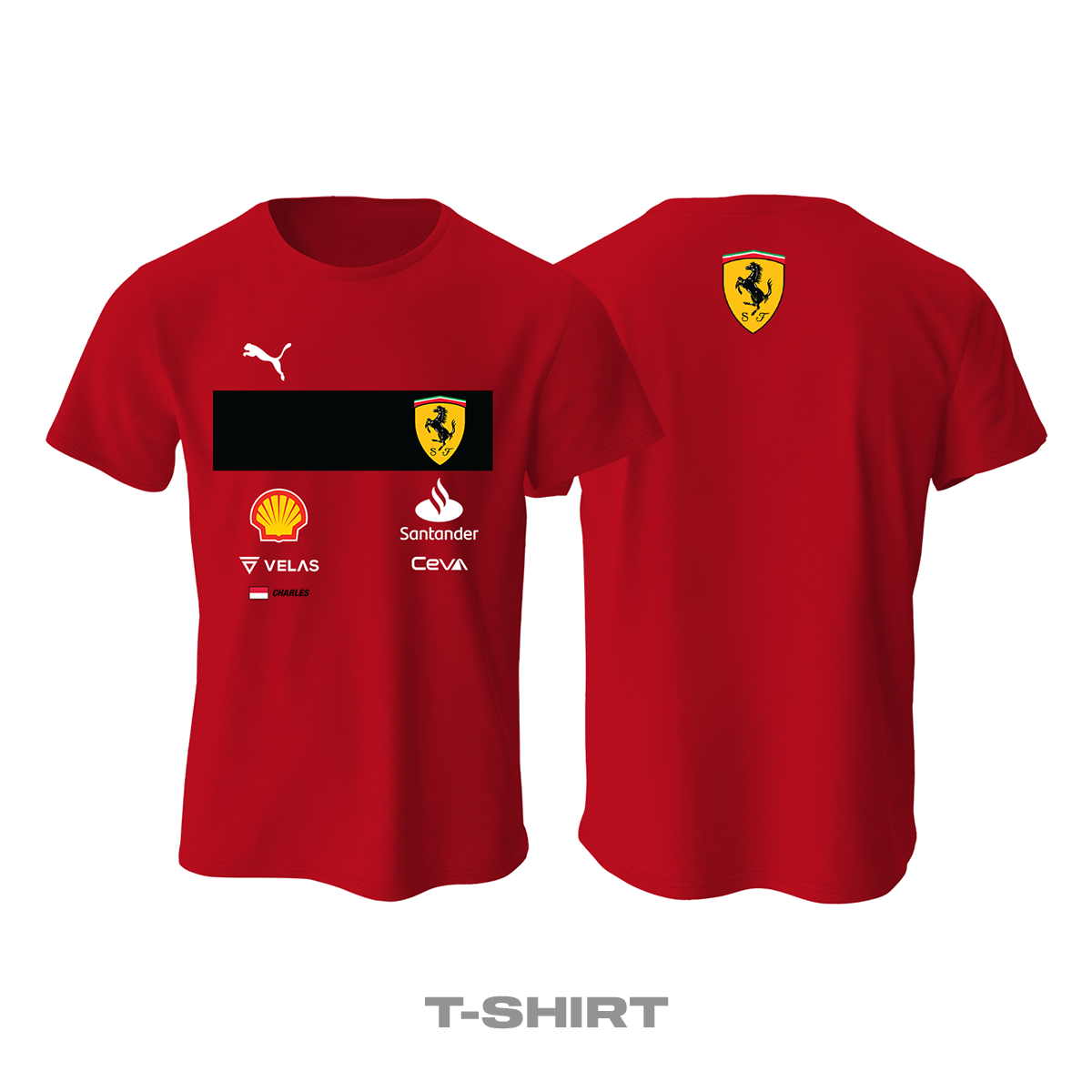 Scuderia Ferrari: Red Edition 2022 Tişört 5XL