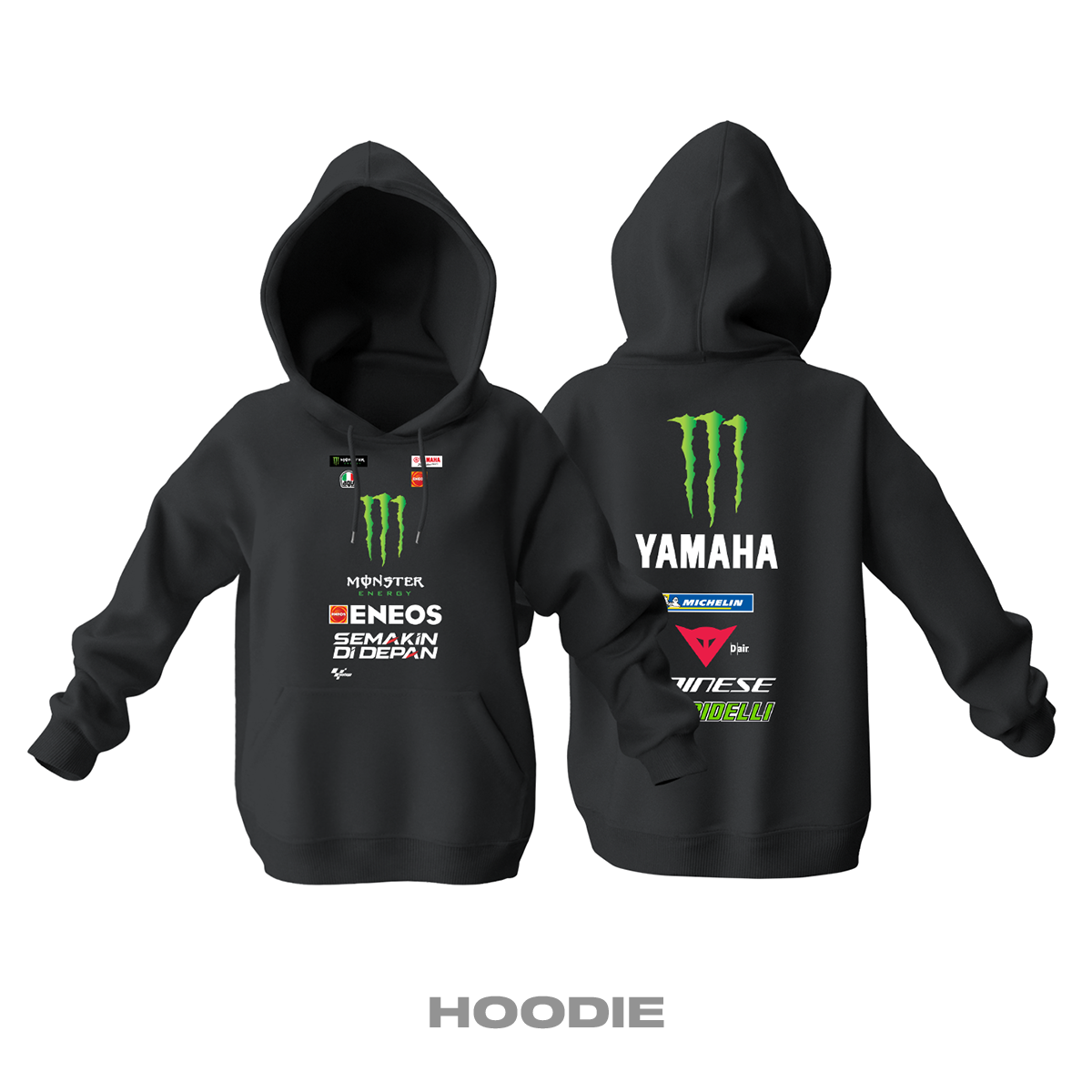 Yamaha Factory Racing: Franco Morbidelli Edition Kapüşonlu Hoodie 4XL