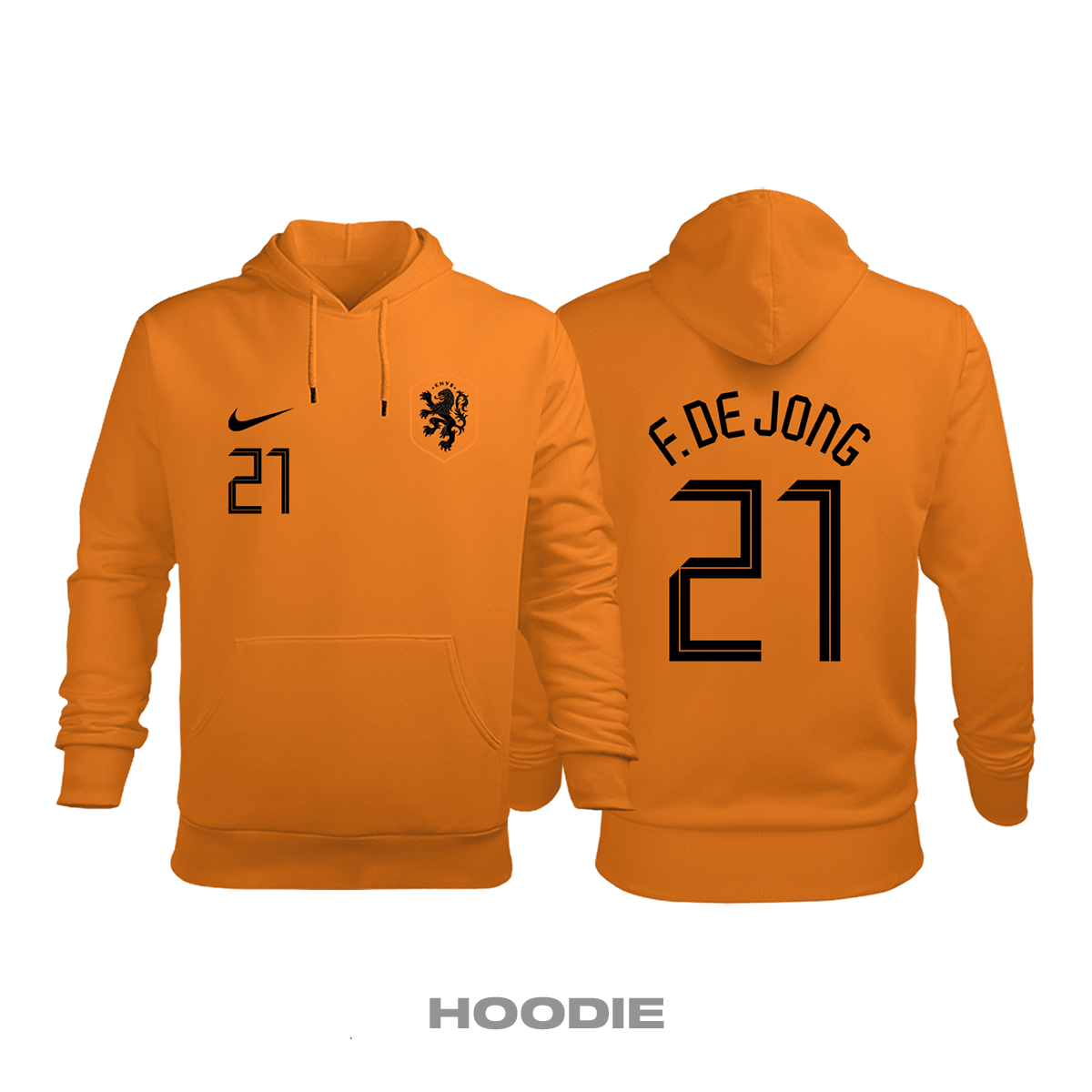 Hollanda: Home Edition 2019/2020 Kapüşonlu Hoodie M