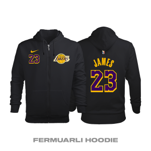Los Angeles Lakers: Earned Edition 2020/2021 Fermuarlı Kapüşonlu Hoodie 2XL