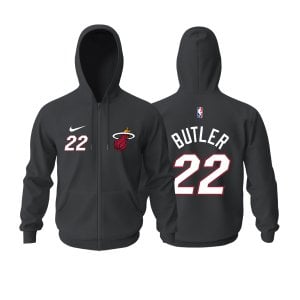 Miami Heat: Icon Edition 2017/2018 Fermuarlı Kapüşonlu Hoodie