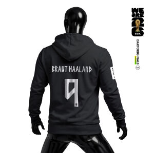 Norway: Black Edition - FIFA World Cup™ 2026 Fermuarlı Kapüşonlu Hoodie