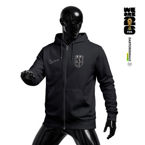 Norway: Black Edition - FIFA World Cup™ 2026 Fermuarlı Kapüşonlu Hoodie