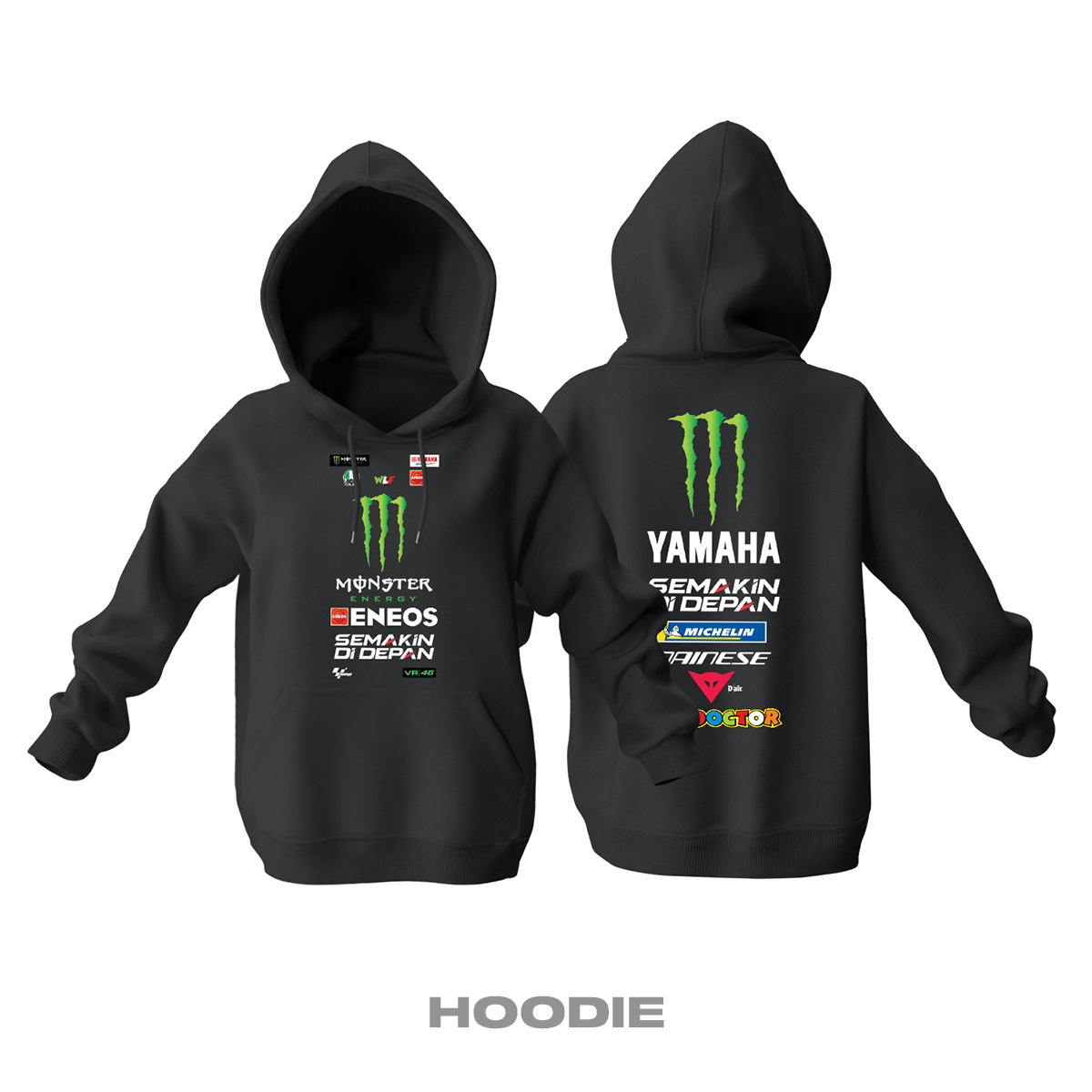 Yamaha Factory Racing: Valentino Rossi Edition Kapüşonlu Hoodie 3XL