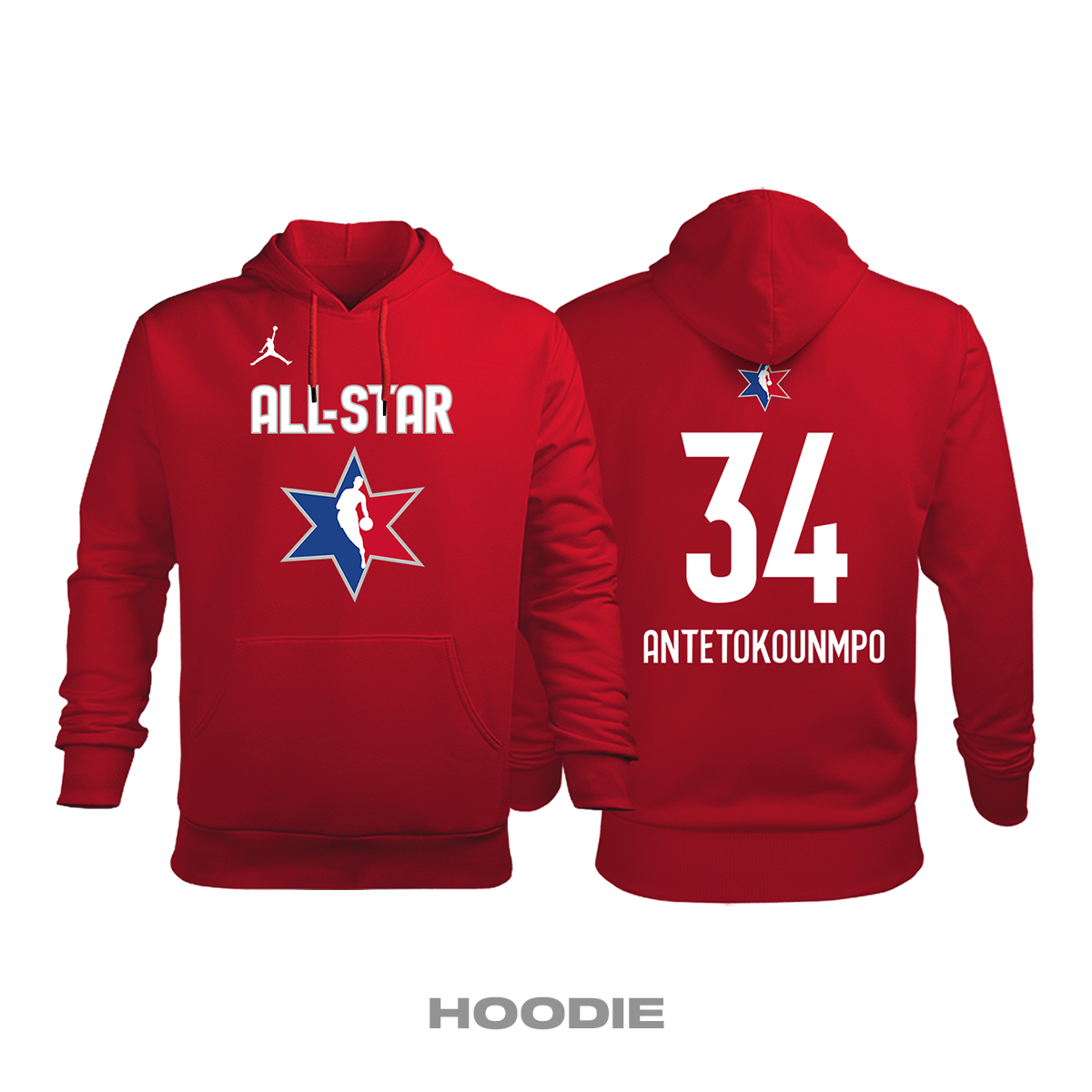 All-Star: Team Giannis Starters Edition 2019/2020 Kapüşonlu Hoodie 2XL