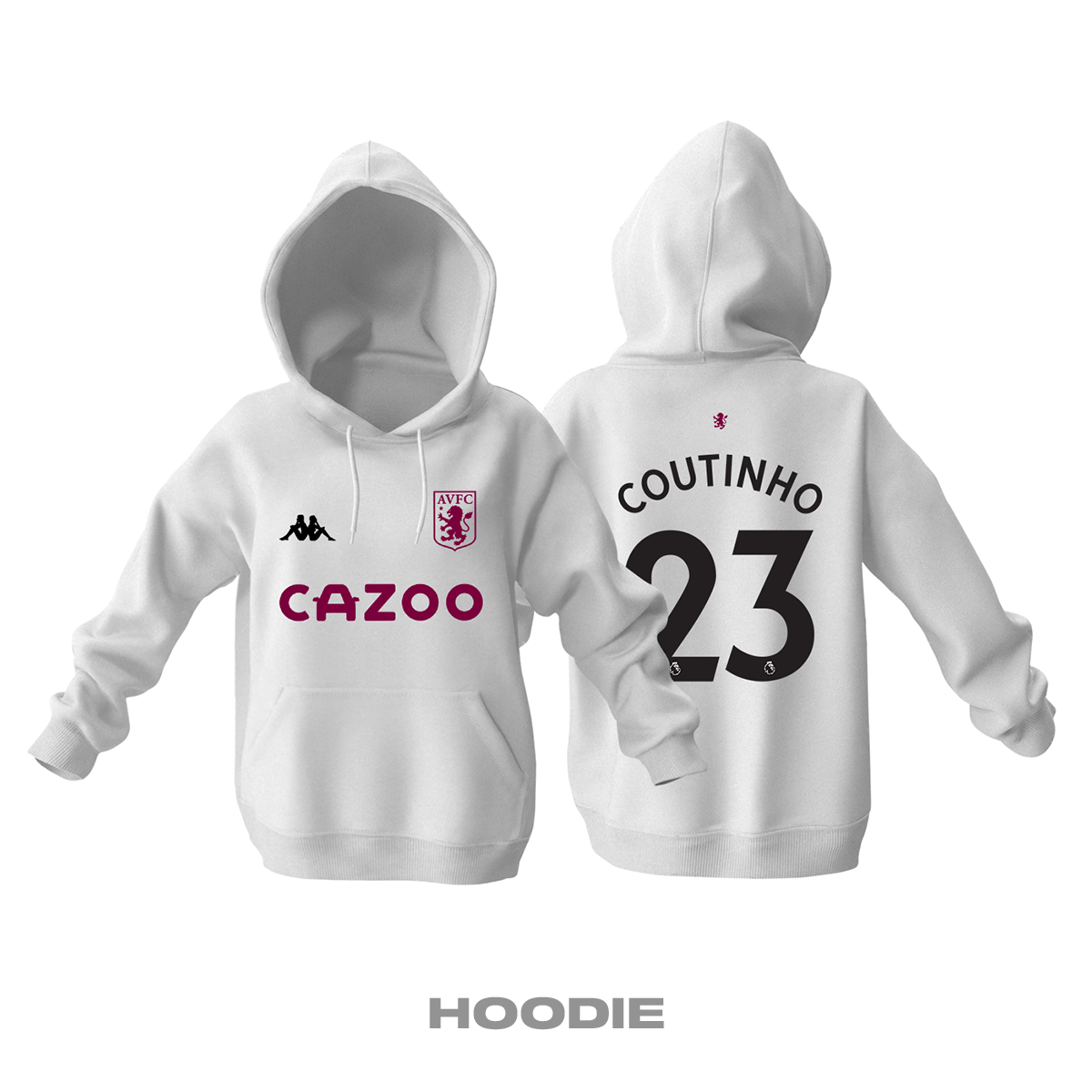 Aston Villa: Away Edition 2021/2022 Kapüşonlu Hoodie S